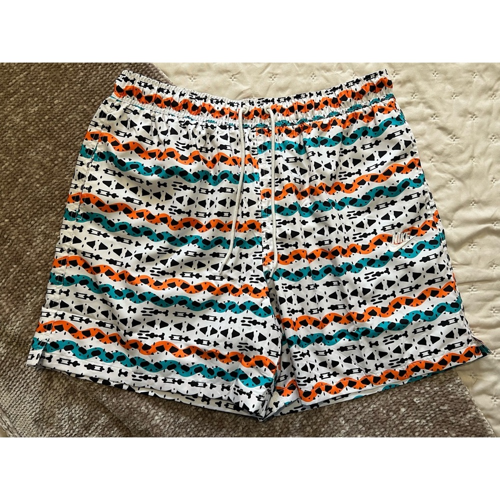 Nike Multicolor Patterned Athletic Shorts